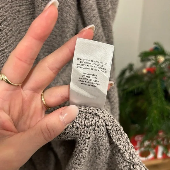 Aritzia Community Iconic Cape Oversized Cotton Blend Knitted Cardigan size XS/S - Picture 4 of 8